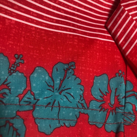 Highland Originals Hawaiian Island Tropical Hibiscus Boys Swim Trunks Sz 4 NWT - Picture 9 of 10